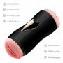 Dwustronny masturbator z wibracją B Series Fox czarny USB - 20
